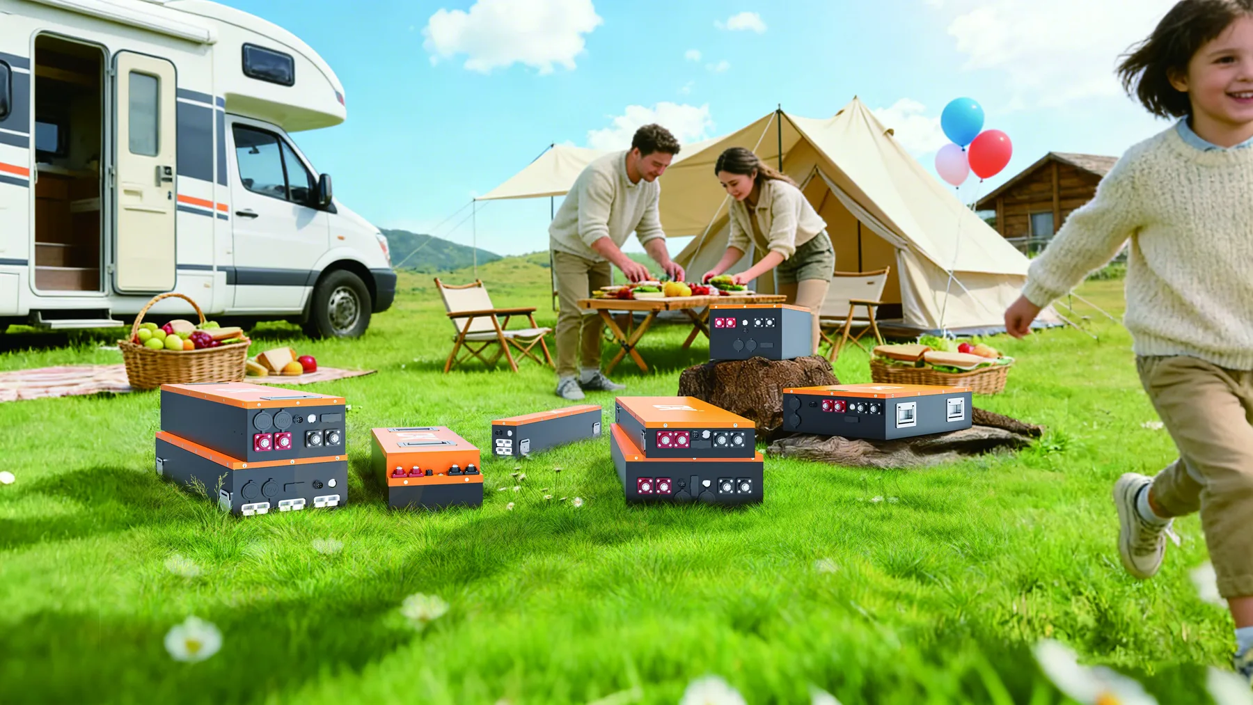 Family Camping Power